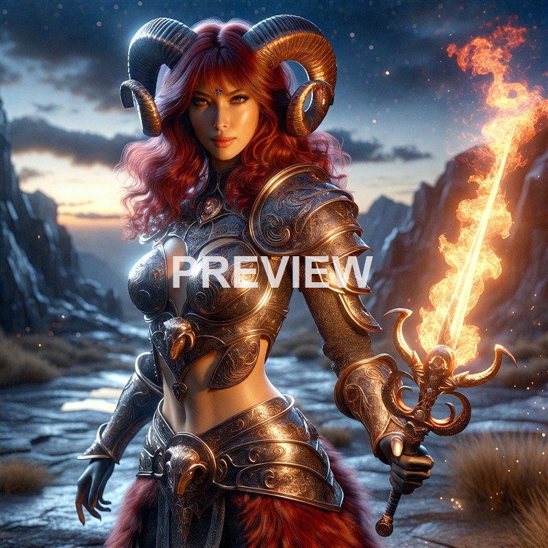 18860 - aries-woman-wearing-warrior-clothes-and-holding-a-fla_00002__result